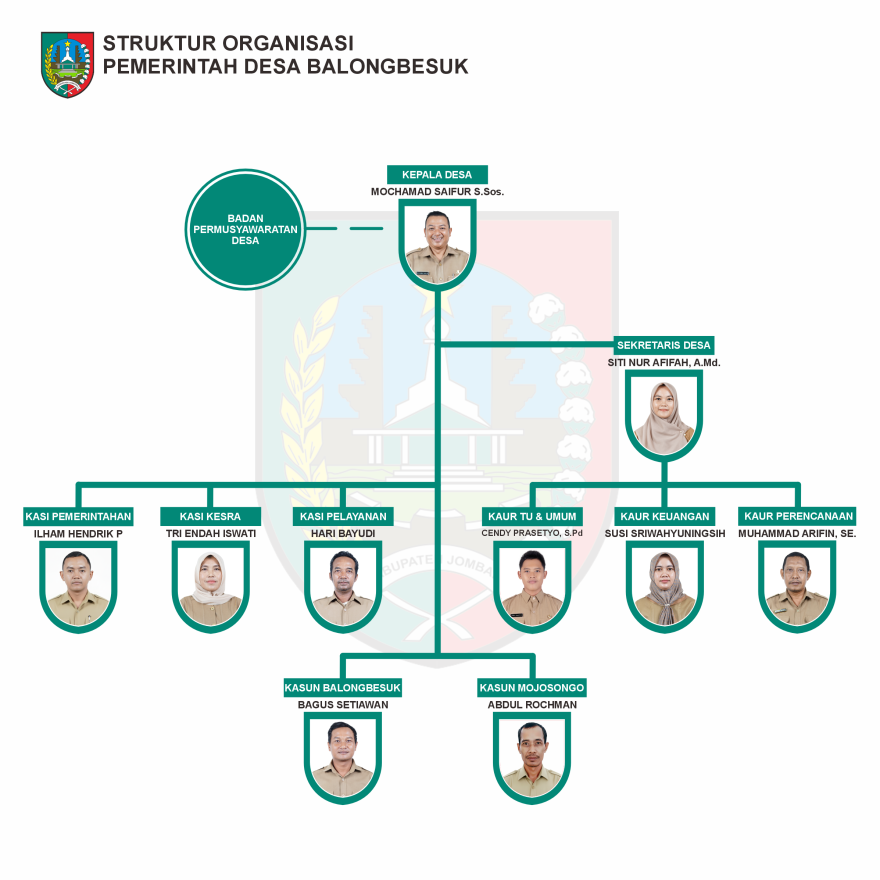 Struktur Organisasi Pemerintah Desa